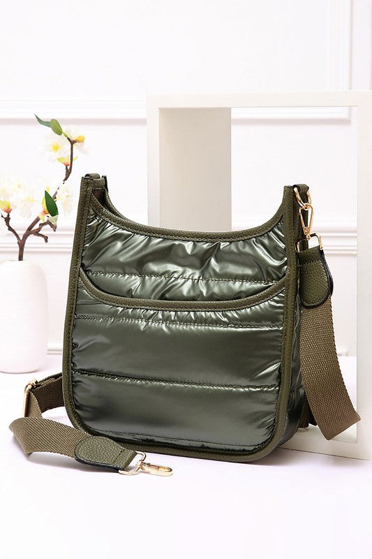 Paisley Puffer Crossbody