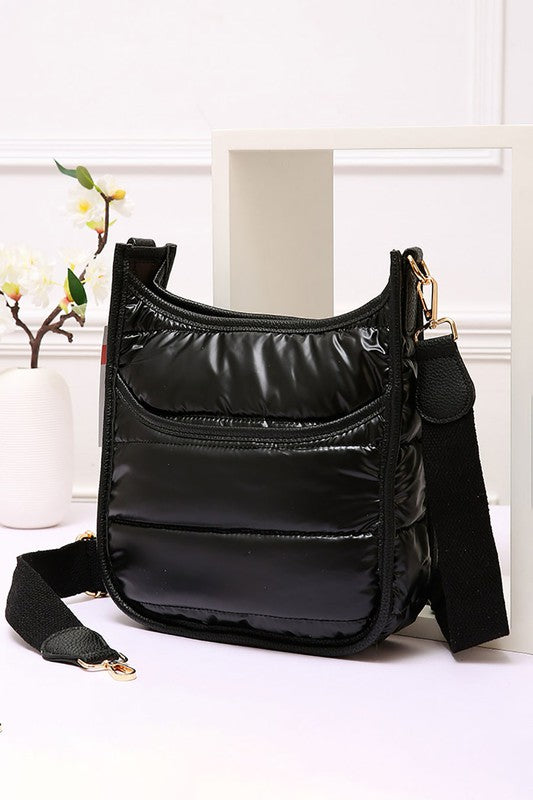 Paisley Puffer Crossbody