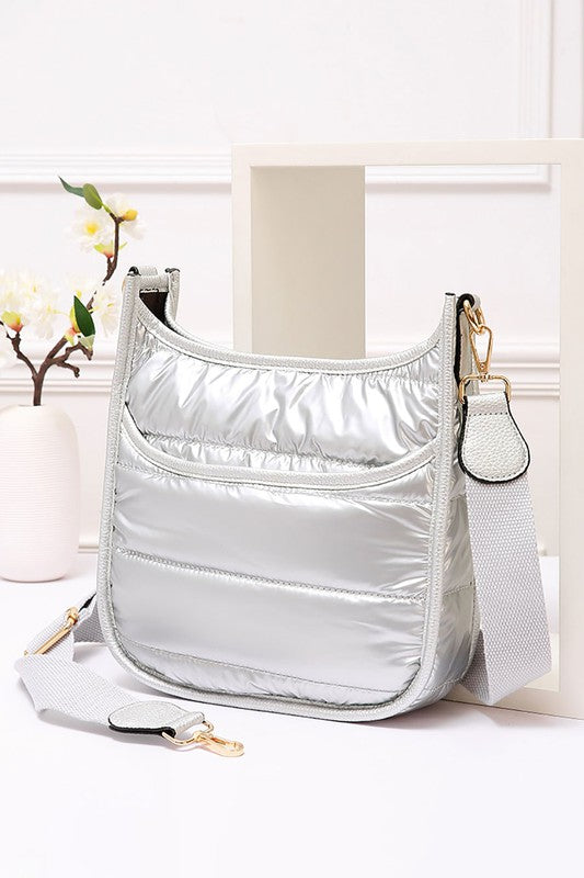 Paisley Puffer Crossbody