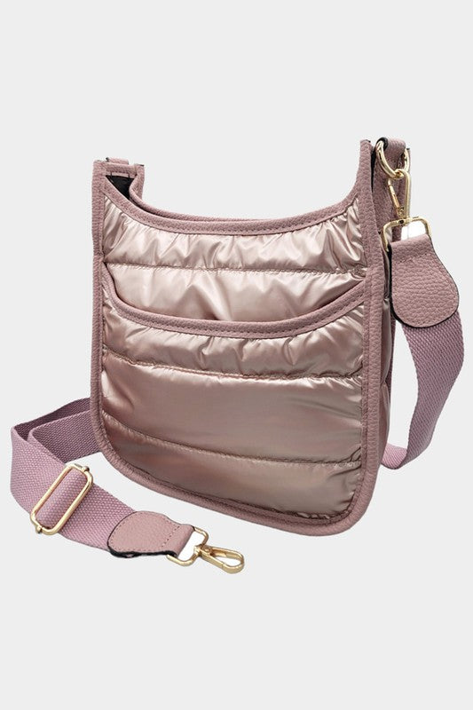 Paisley Puffer Crossbody