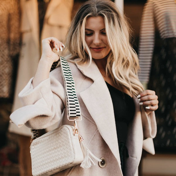 Chelsea Basket Weave Crossbody