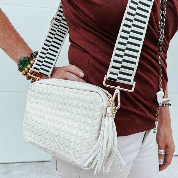Chelsea Basket Weave Crossbody