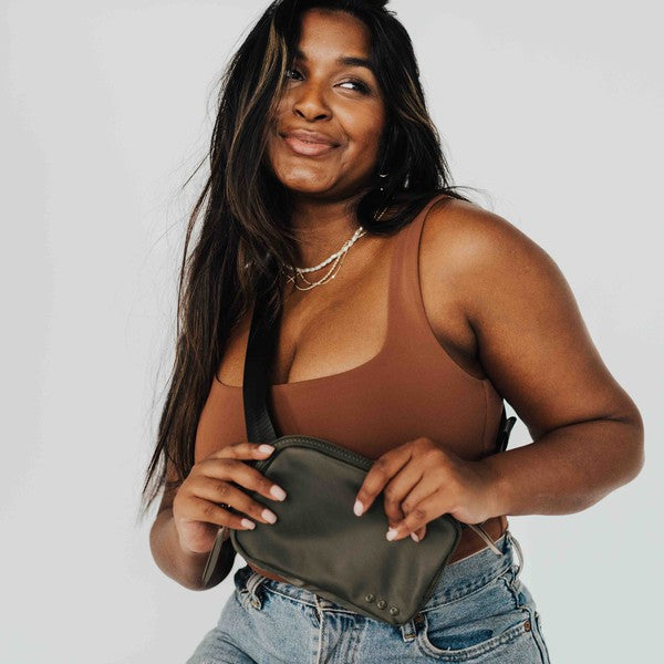 Nadya Nylon Crossbody Bag