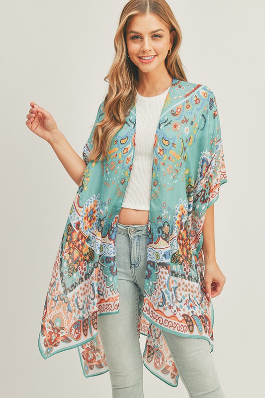 Briar Boho Print Kimono