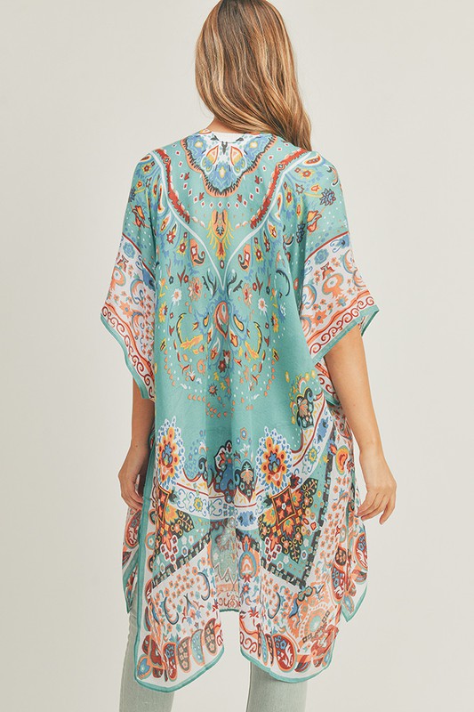 Briar Boho Print Kimono