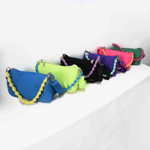 Oh So Neon Cross Body Shoulder Bag