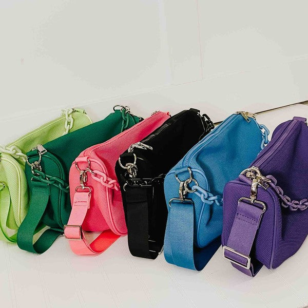Oh So Neon Cross Body Shoulder Bag