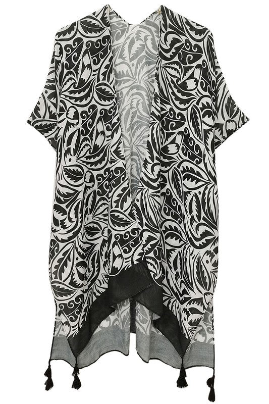 Parker Paisley Print Kimono