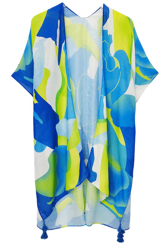 Alex Abstract Print Kimono