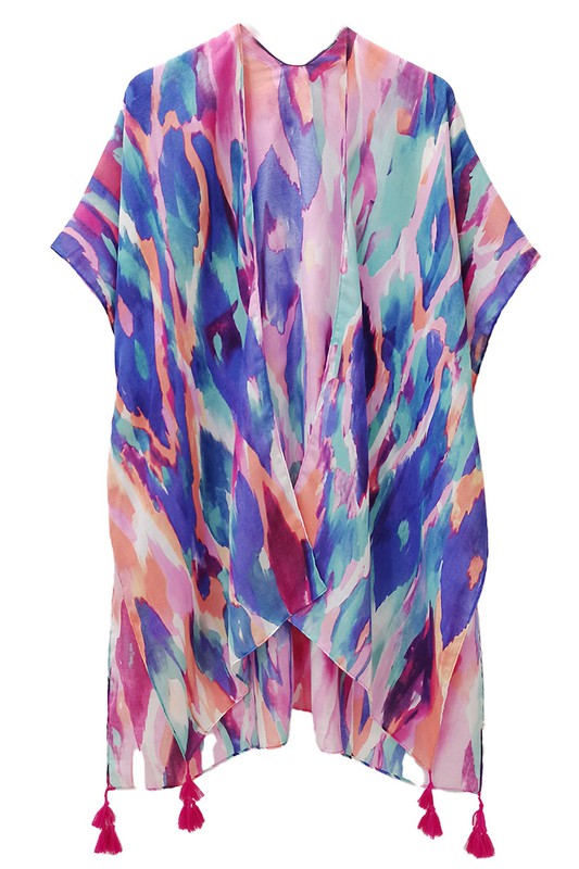 Samantha Sunrise Print Kimono