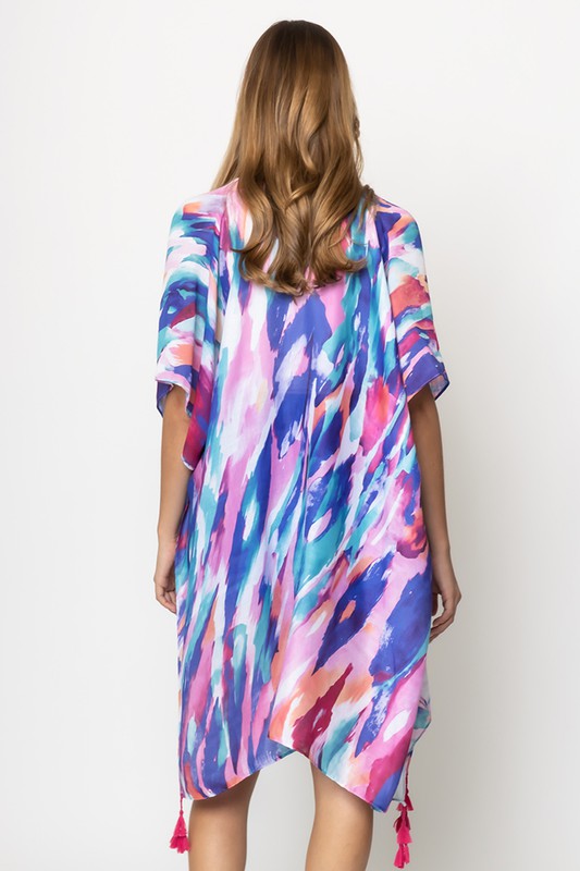 Samantha Sunrise Print Kimono