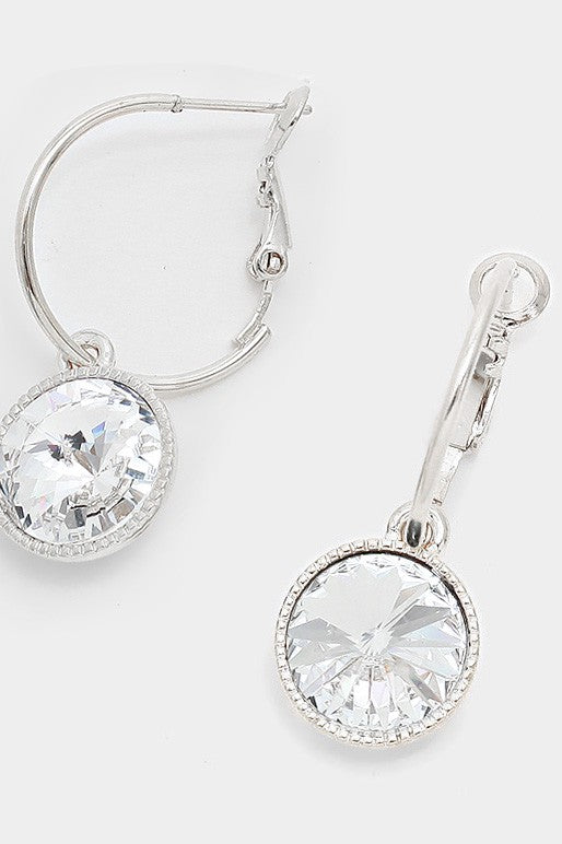 Sofia Silver Hoop Earrings