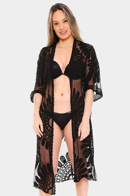Lilianna Lace Kimono