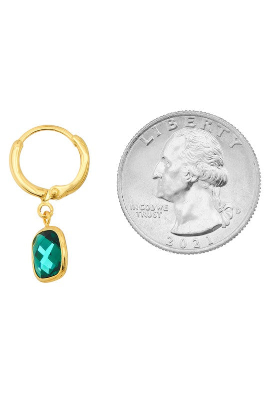 Georgia Gold Huggie Hoops