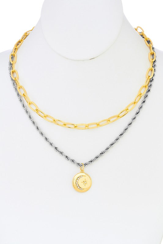 Camilla Crescent Moon Necklace