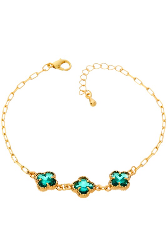 Charley Clover Charm Bracelet