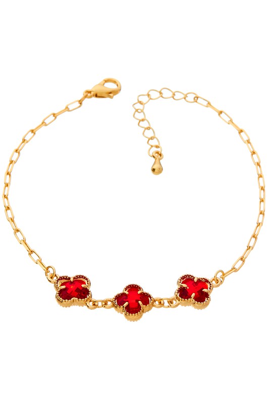 Charley Clover Charm Bracelet